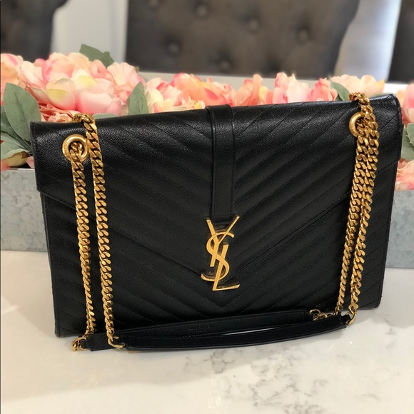 Yves Saint Laurent Handbags - Large YSL Envelope bag